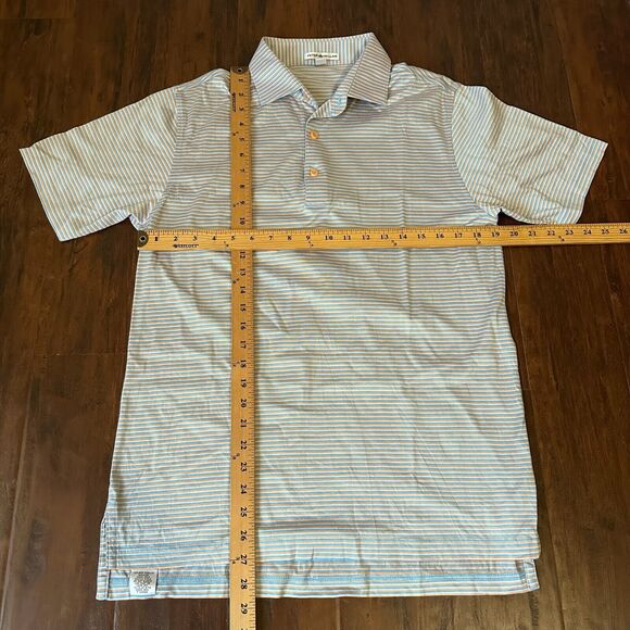 PETER MILLAR Crown Striped Jersey Performance Polo Shirt Multicolor - Picture 8 of 8